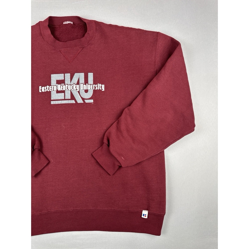 Vintage 90s Russell Athletic Eastern Kentucky University EKU Crewneck Sweatshirt - Picture 4 of 8